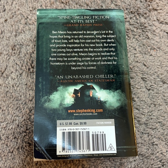 🧟‍♂️Stephen King 'Salem's Lot Book 🧟‍♂️ - Picture 2 of 2